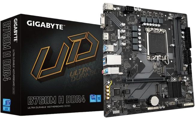 Gigabyte B760M H DDR4 rev. 1.0 (Socket 1700/B760/DDR4/S-ATA 6Gb/s/Micro ATX) Motherboard